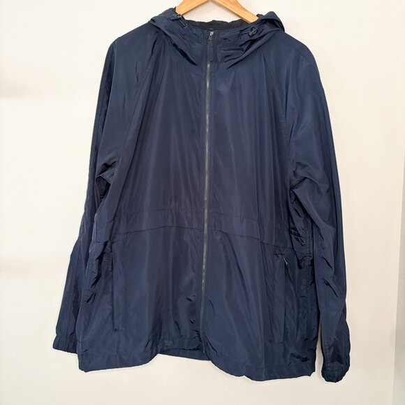Madewell Packable Waterproof Raincheck Raincoat Size Large Gorpcore Minimalist - Picture 3 of 10